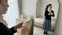 プロのコツ：冬の保湿は“塗る＋覆う”で差がつく。ダイソーの首・かかとカバー2品